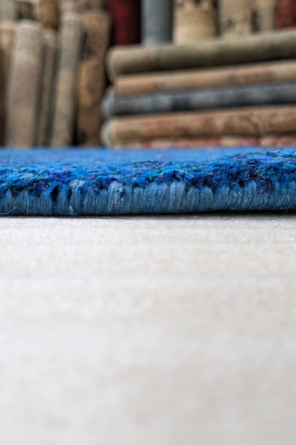 Handmade Recycled Sari Silk Area Rug by Silver Sydney
