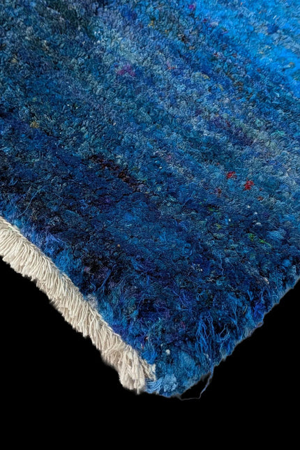 Handmade Recycled Sari Silk Area Rug by Silver Sydney
